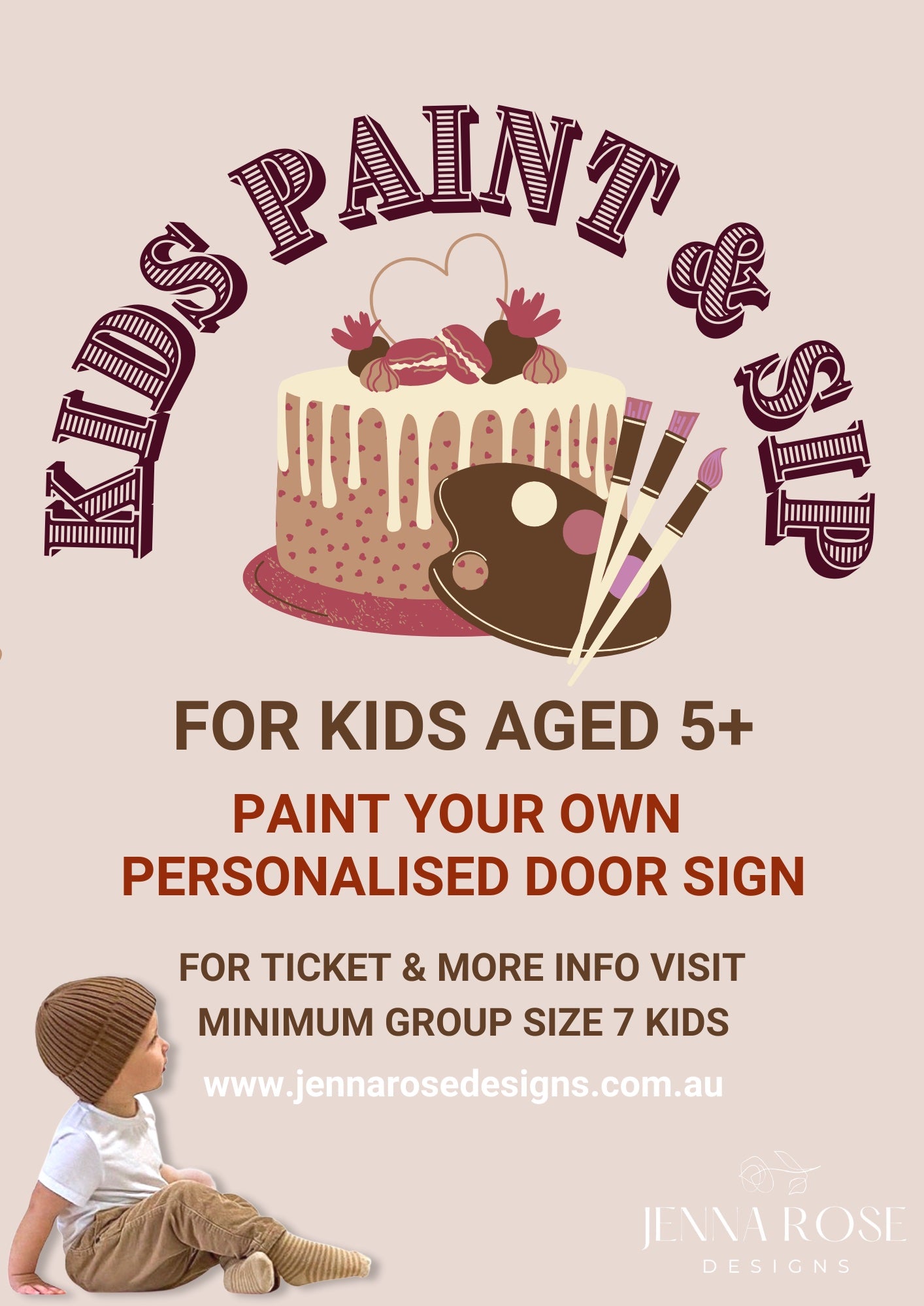 Private Kids Paint & Sip Party