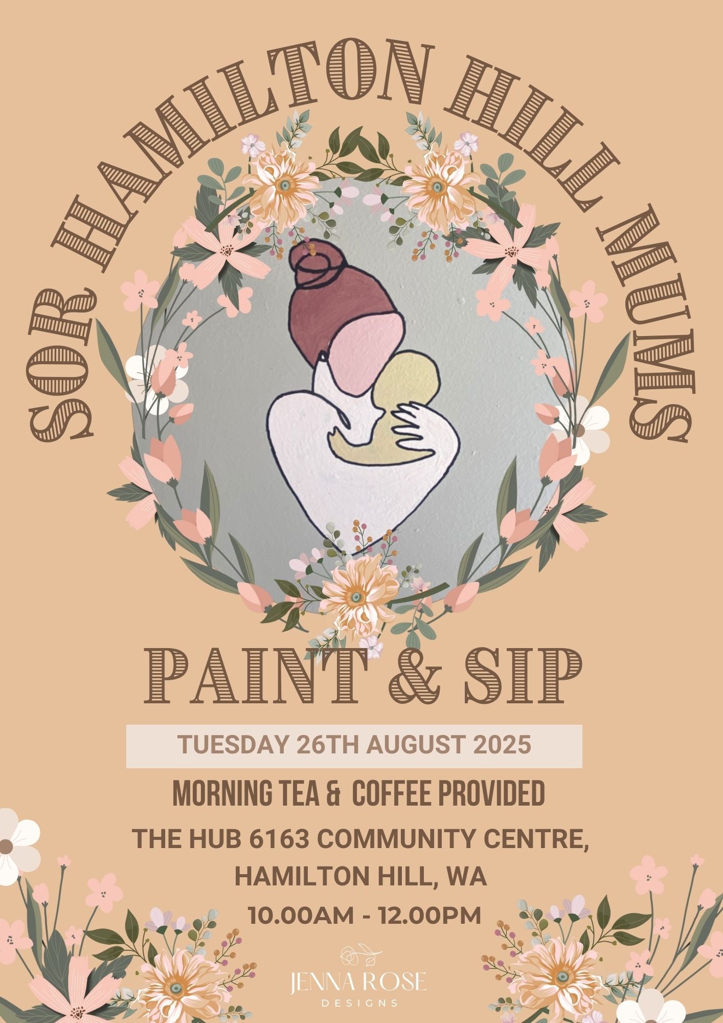 SOR Hamilton Hill Mums & Bubs Paint & Sip Workshop