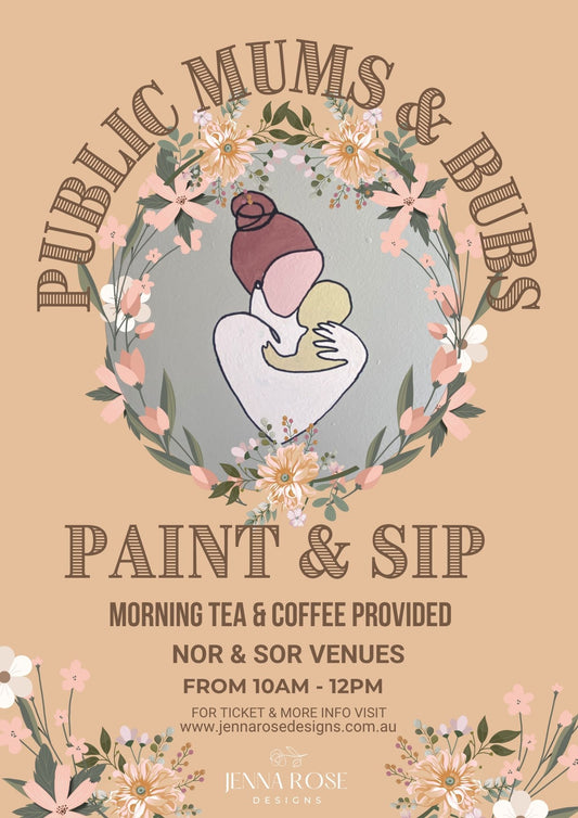 Public Mums & Bubs Paint & Sip Workshop